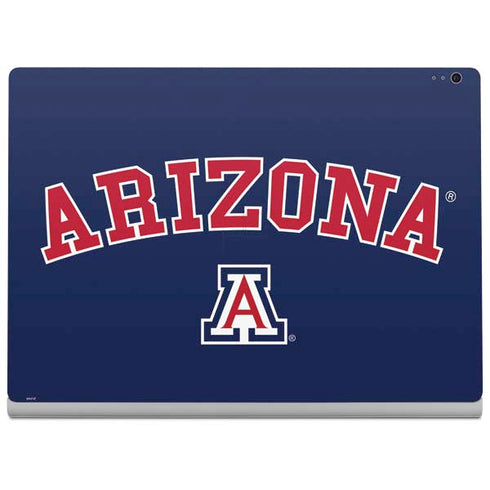University of Arizona Primary Logo Blue Surface Book 2 13.5in Skin